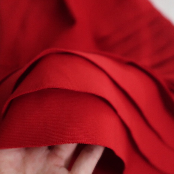 Forever 21 | One Shoulder Red Dress - Picture 3 of 5